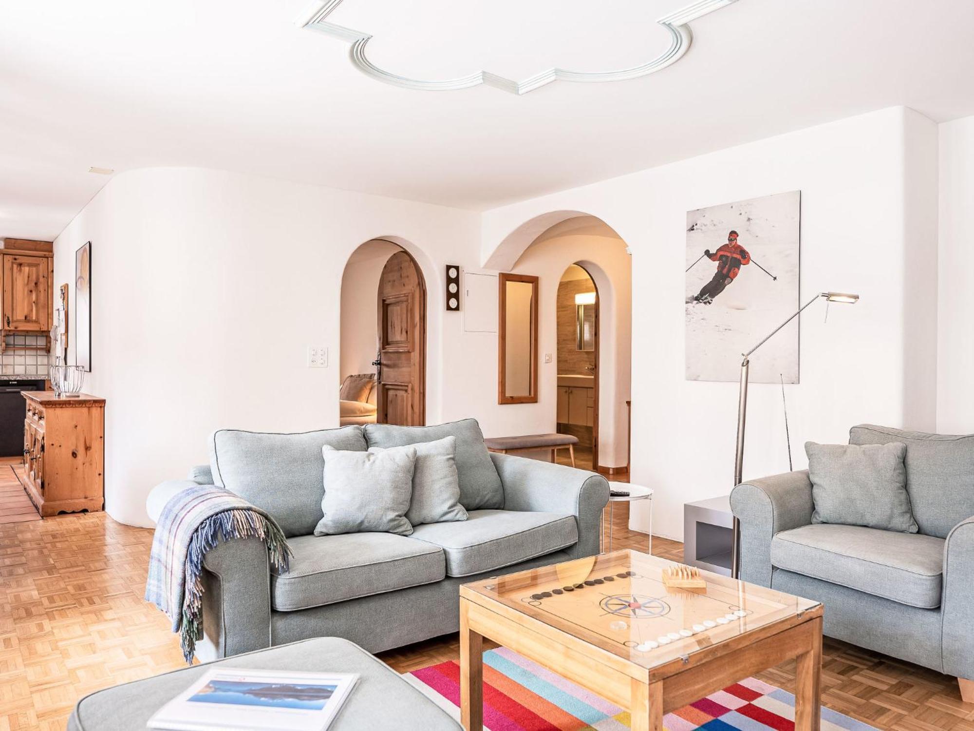 Apartment Chesa Mezzaun By Interhome Zuoz Dış mekan fotoğraf